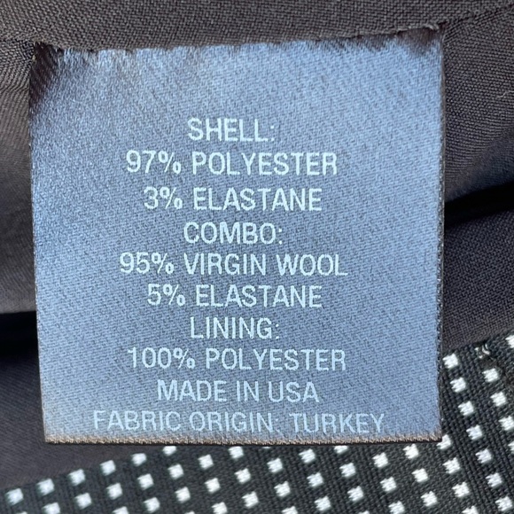 Argent 2-Button Peak Lapel dot matrix blazer size 14 - Picture 12 of 13